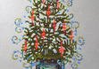 Вышитая Christmas Tree 2008 от Mirabilia