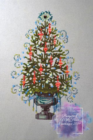Вышитая Christmas Tree 2008 от Mirabilia
